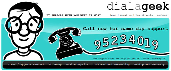 Dial a geek - Website - Mandurah, Rockingham, Baldivis